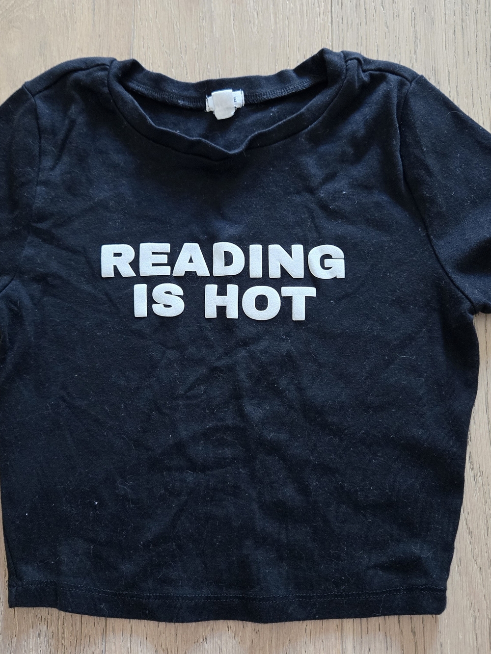 Kids Black 'Reading Is Hot' Graphic Tee